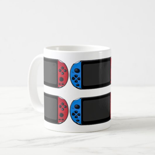 Nintendo Switch Kaffeetasse (Vorderseite Links)