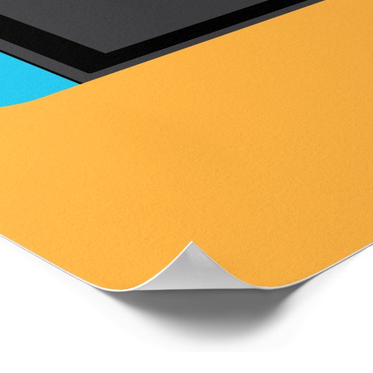 Nintendo Switch(Neon Blue/Red) Poster (Ecke)