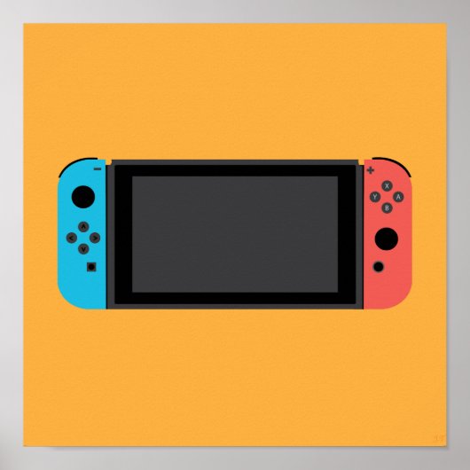 Nintendo Switch(Neon Blue/Red) Poster (Vorne)