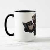Ninth life, oh bugger, funny skydiving black cat t tasse (Links)