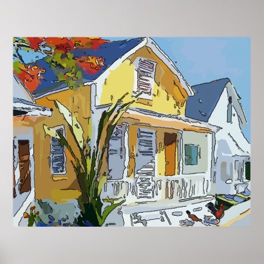 Ninth Ward Rooster Poster (Vorne)