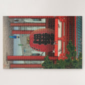 Nio Gate at Asakusa Temple by Tsuchiya Koitsu Puzzle (Horizontal)