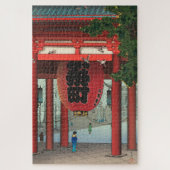 Nio Gate at Asakusa Temple by Tsuchiya Koitsu Puzzle (Vertikal)