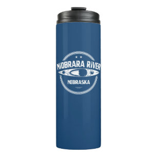 Niobrara Fluss Nebraska Kayaking Thermosbecher