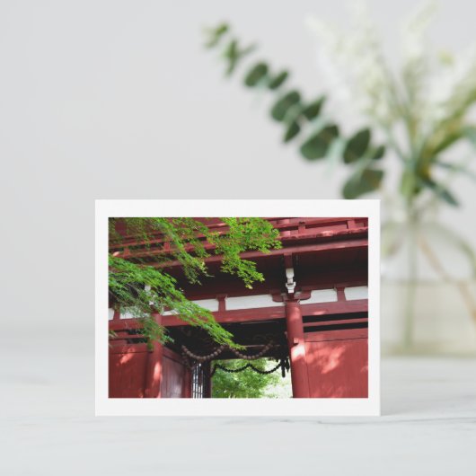 Niomon Gate, Hondoji Temple, Japan Postkarte (Stehend Vorderseite)