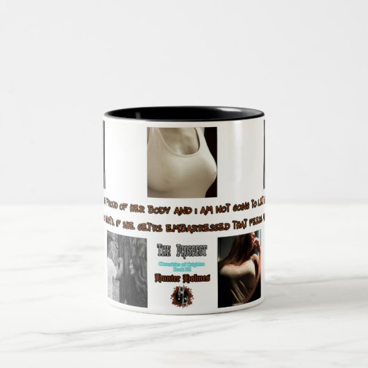 Nip Sip - Hunter Holmes CoC - Zwei Ton-Tasse Zweifarbige Tasse (Mittel)