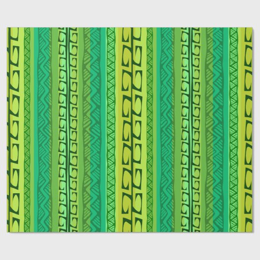 Nipa-Haken - Grün Geschenkpapier (Flach)