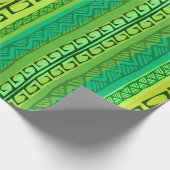 Nipa-Haken - Grün Geschenkpapier (Ecke)