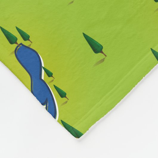 Nipigon-See Fleecedecke (Ecke)