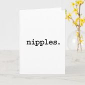 Nippel. Karte (Gelbe Blume)