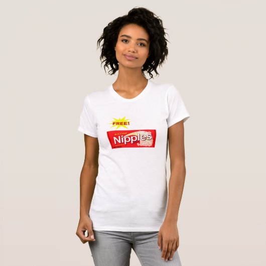 Nippel-Süßigkeit T-Shirt (Vorne ganz)