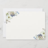 Nippen Sie und sehen Sie an Treffen und grüßen Sie Einladung (Rückseite)