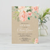 Nippen Sie und sehen Sie Einladung (Stehend Vorderseite)