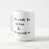 Nippender Tee Kaffeetasse (Vorderseite Links)