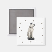 Nipper, der RCA-Hund Starry Magnet (Vorderseite/Rückseite)