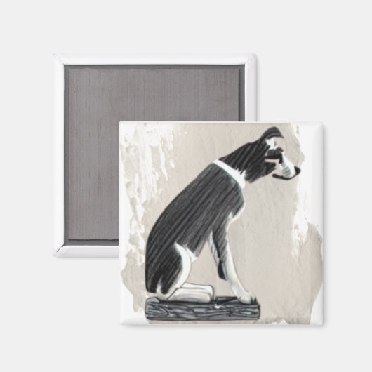 Nipper, die RCA-Hundeansicht Magnet (Vorderseite/Rückseite)