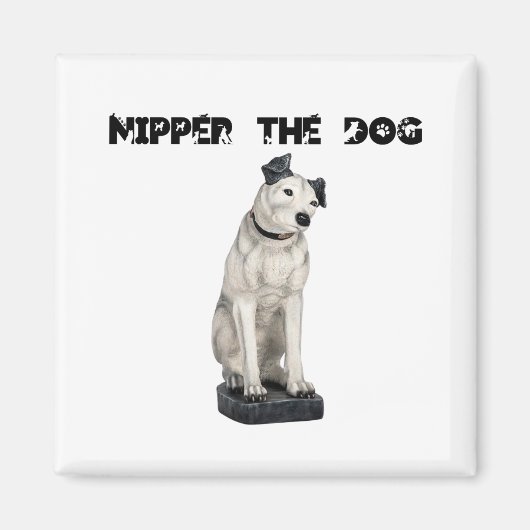 Nipper, die RCA Hundeschrift Magnet (Vorne)