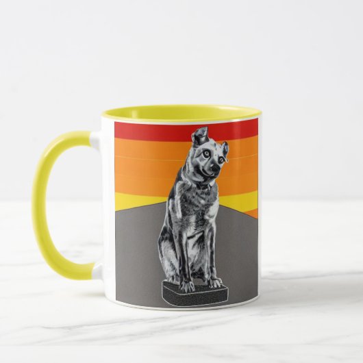 Nipper, die vulkanische Tasse des RCA-Hundes (Links)