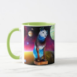 Nipper, The RCA Dog Outter Space & Galaxy Tasse