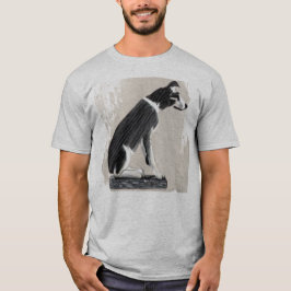 Nipper, The RCA Dog Sketch Art T-Shirt