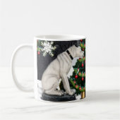 Nipper, The RCA Hund Weihnachten Tasse (Links)