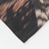 Nipphütte unter Kokospalmen Fleecedecke (Ecke)