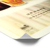 NIPPON BEER KOSEN Co. Vintag Japan Werbung Poster (Ecke)