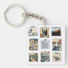NIPPON Japanese Ukiyo-e Schlüsselanhänger