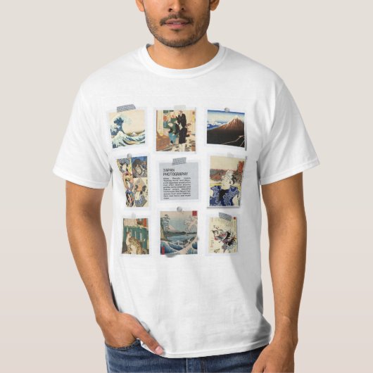 NIPPON Japanese Ukiyo-e T-Shirt (Vorderseite)