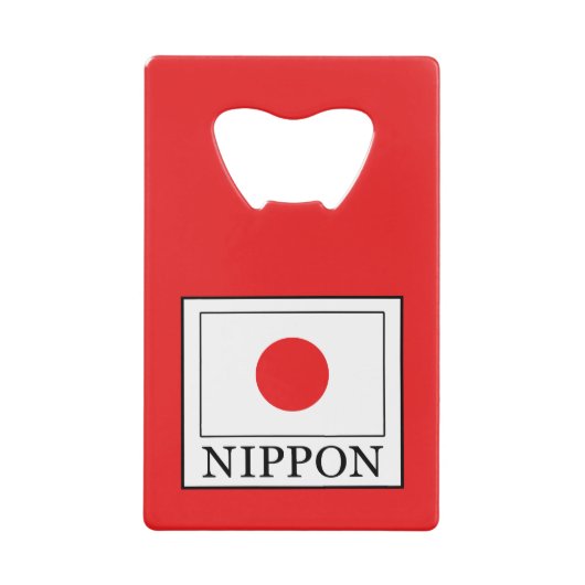Nippon Kreditkarten Flaschenöffner (Vorderseite)