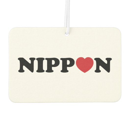 Nippon Liebe Heart Autolufterfrischer (Rückseite)
