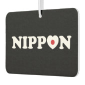Nippon Liebe Heart Flag Air Freshener Autolufterfrischer (Links)