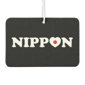 Nippon Liebe Heart Flag Air Freshener Autolufterfrischer (Vorderseite)