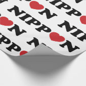 Nippon Liebe Heart Geschenkpapier (Ecke)