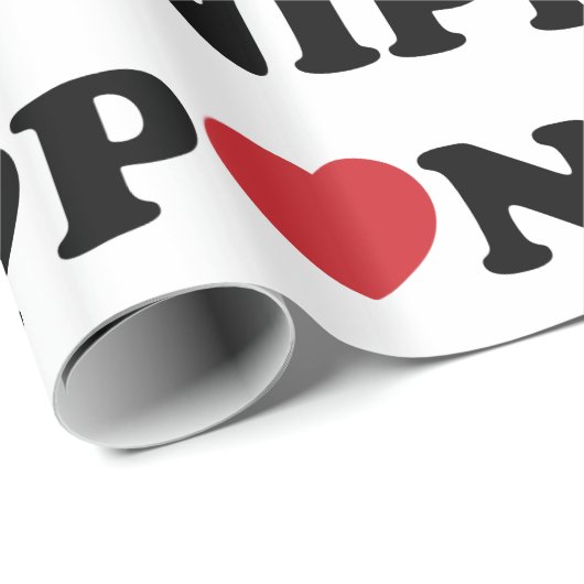 Nippon Liebe Heart Geschenkpapier (Rolleneckpunkt)