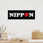 Nippon Liebe Heart Poster (Küche)