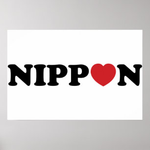 Nippon Liebe Heart Poster