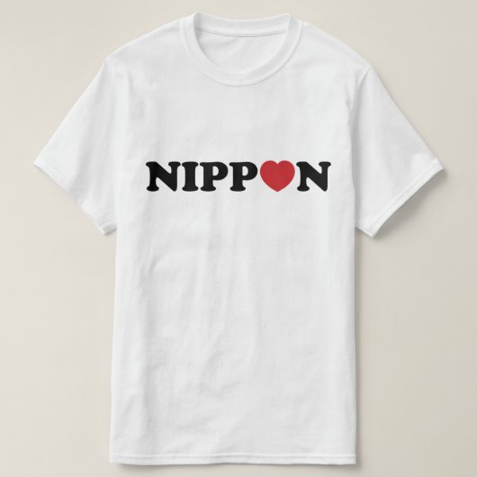 Nippon Liebe Heart T-Shirt (Design vorne)