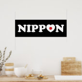 Nippon Liebe Heftflag Poster (Küche)
