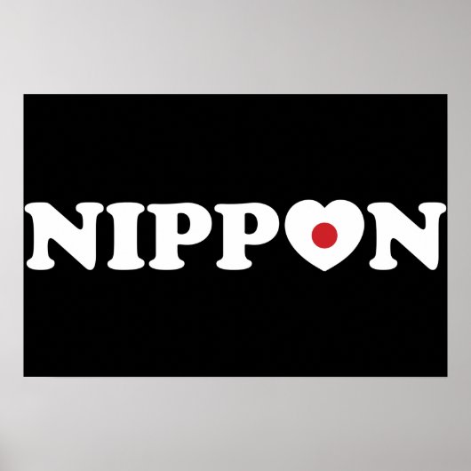 Nippon Liebe Heftflag Poster (Vorne)