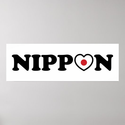 Nippon Liebe Heftflag Poster (Vorne)