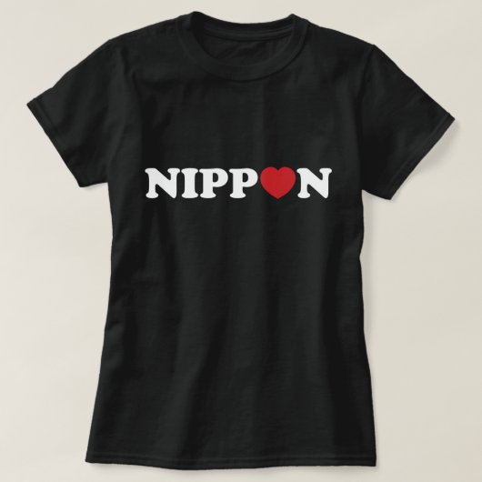 Nippon Liebe Herz T - Shirt (Design vorne)