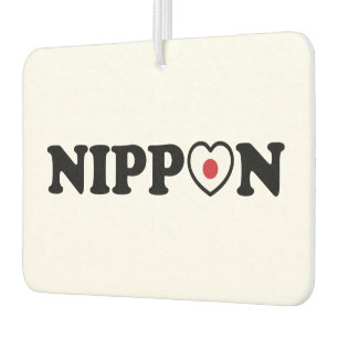 Nippon Liebe Herzenflagge Autolufterfrischer