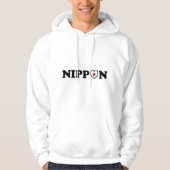 Nippon Liebe Herzenflagge Hoodie (Vorderseite)