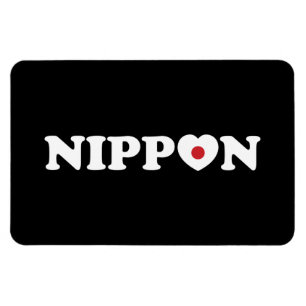 Nippon Liebe Herzenflagge Magnet