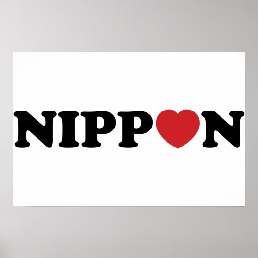 Nippon Love Heart Poster (Vorne)