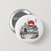 Nippon Sakura Tokio Sakura Button (Vorne & Hinten)