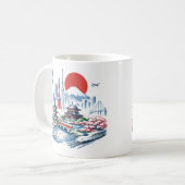 Nippon Sakura Tokyo Sakura Kaffeetasse (Vorderseite Links)
