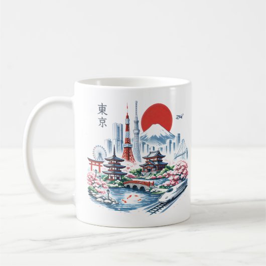 Nippon Sakura Tokyo Sakura Kaffeetasse (Links)