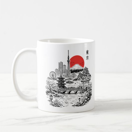 Nippon Sakura Tokyo Sakura  Kaffeetasse (Links)